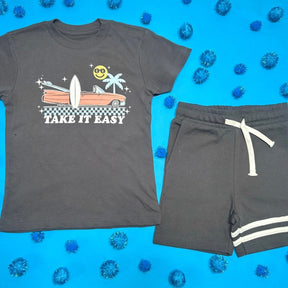 OLD SCHOOL STRIPE SHORTS - TINY WHALES