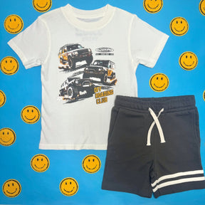 OLD SCHOOL STRIPE SHORTS - TINY WHALES