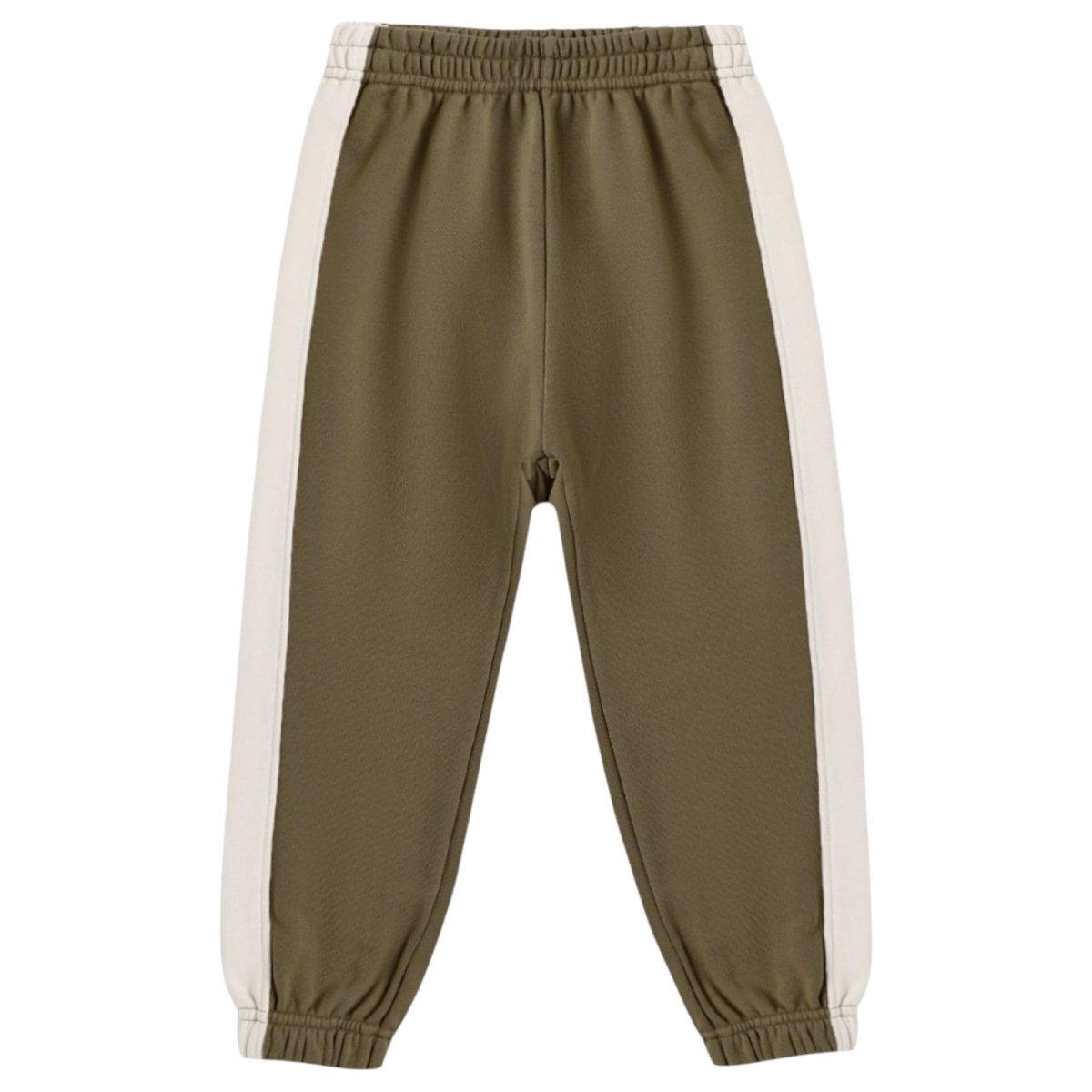 OLIVE PANELED SWEATPANTS - RYLEE + CRU