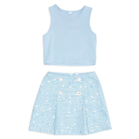 OLIVIA JACKET, SKIRT, TANK 3 PIECE SET - SET