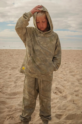 OUTSIDECLUB CAMO HOODIE - MUNSTER KIDS