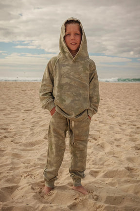 OUTSIDECLUB CAMO HOODIE - MUNSTER KIDS