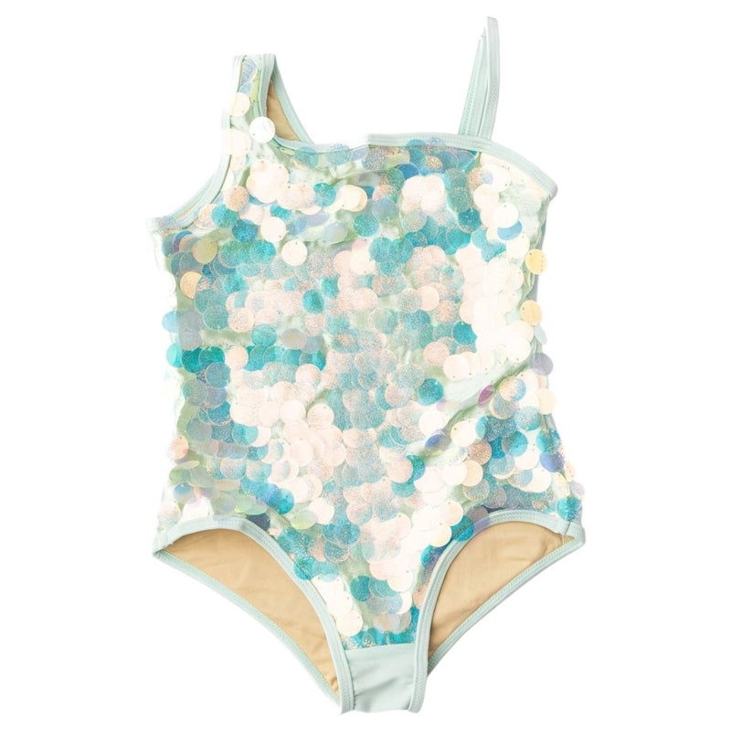 Shade Critters Blue Bow Sequin One Piece with Tutu main image 1