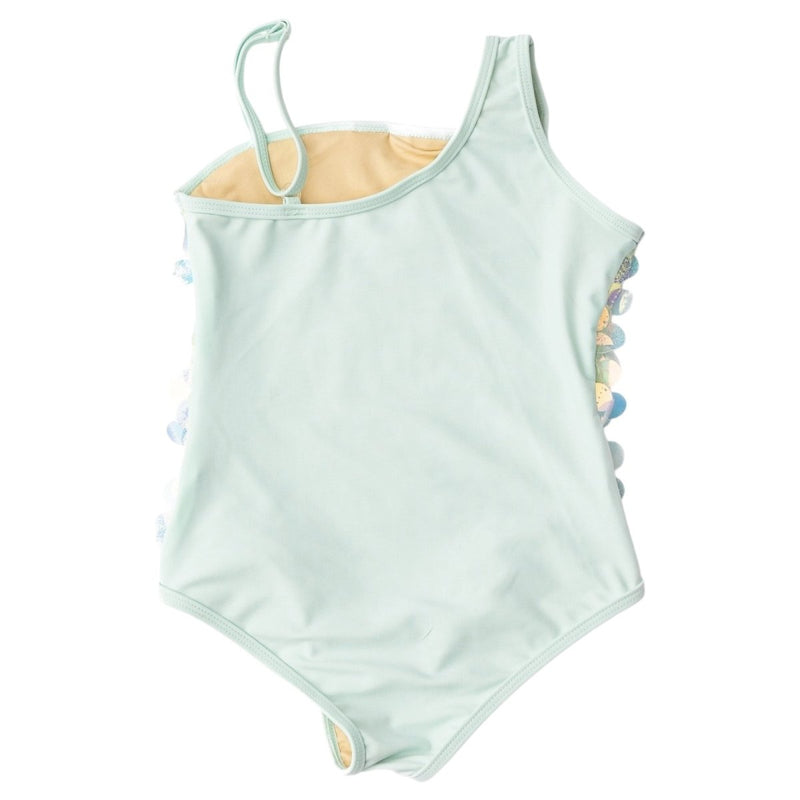 Shade Critters Blue Bow Sequin One Piece with Tutu