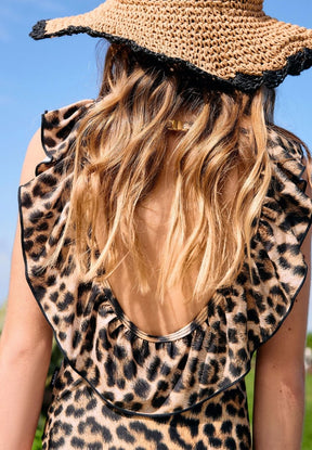 PALM PINK SCALLOP STRAW HAT (PREORDER) - MOLO