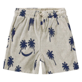 PALM TREES SMILEY ABOY TERRY SHORTS (PREORDER) - MOLO