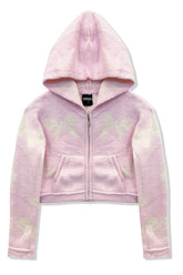 PARKER BOW ZIP UP HOODIE - HOODIES