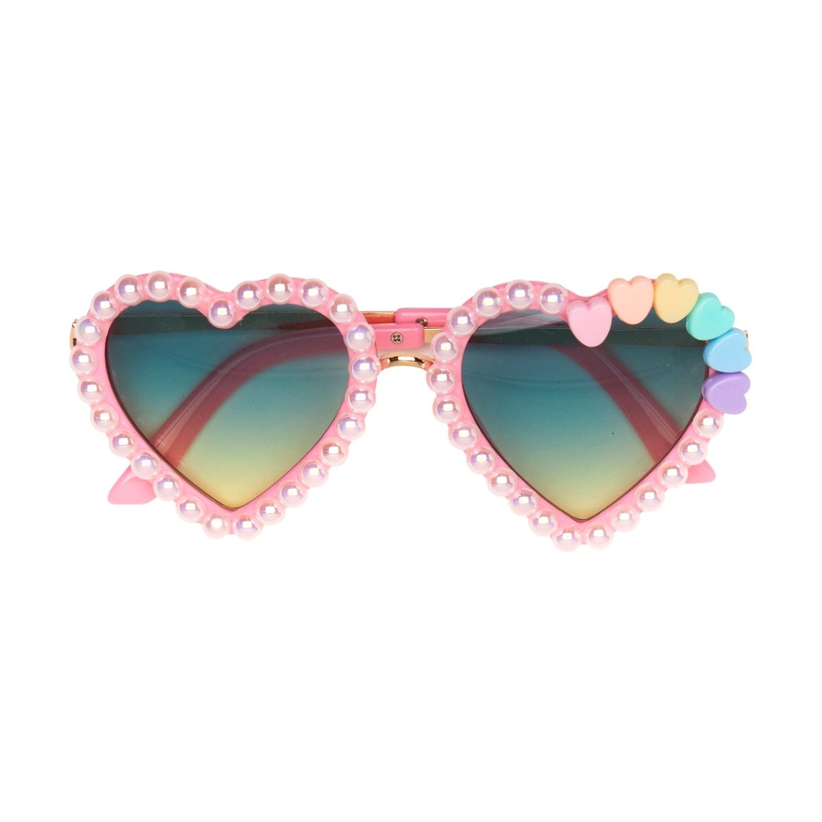 PASTEL HEARTS & PEARLS SUNGLASSES - STRAND UP