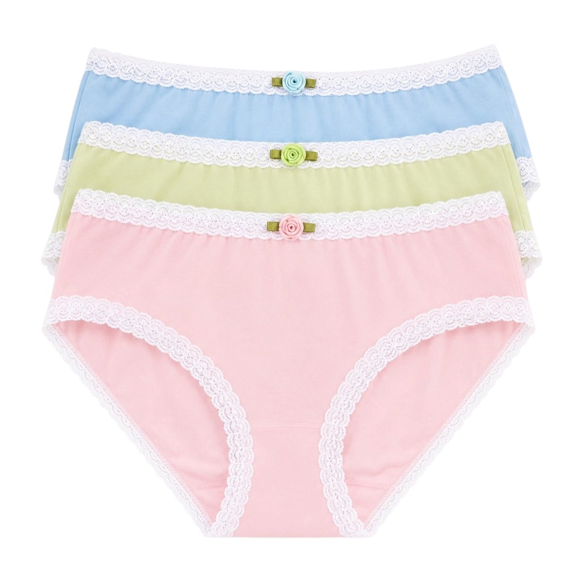 PASTEL SOLID 3 PACK PANTIES (PREORDER) - ESME