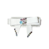 PATENT IRIDESCENT CRYSTAL BOW CLIP - BARI LYNN - CLIPS