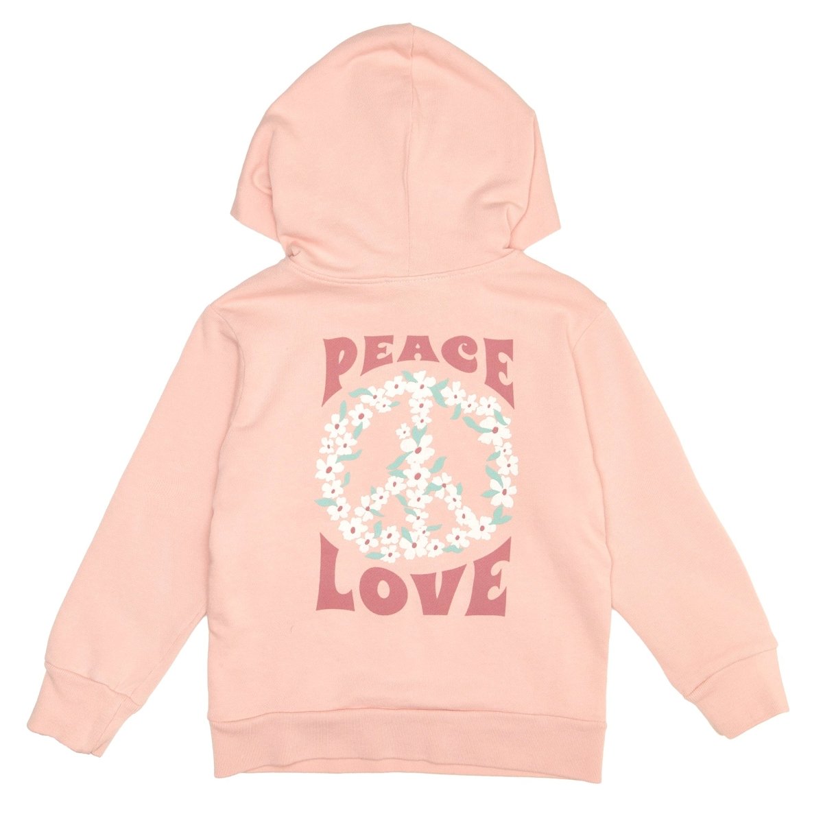 PEACE AND LOVE HOODIE - HOODIES
