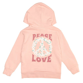 PEACE AND LOVE HOODIE - HOODIES