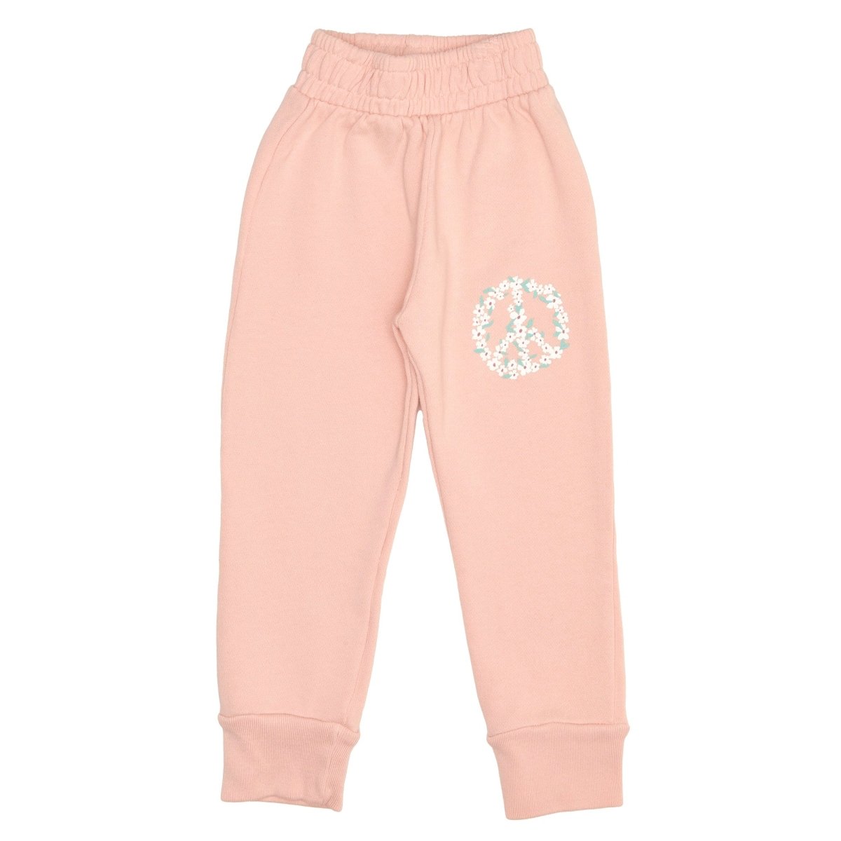 PEACE AND LOVE SWEATPANTS - TINY WHALES