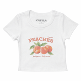 PEACHES TSHIRT - KATIE J NYC - SHORT SLEEVE TOPS