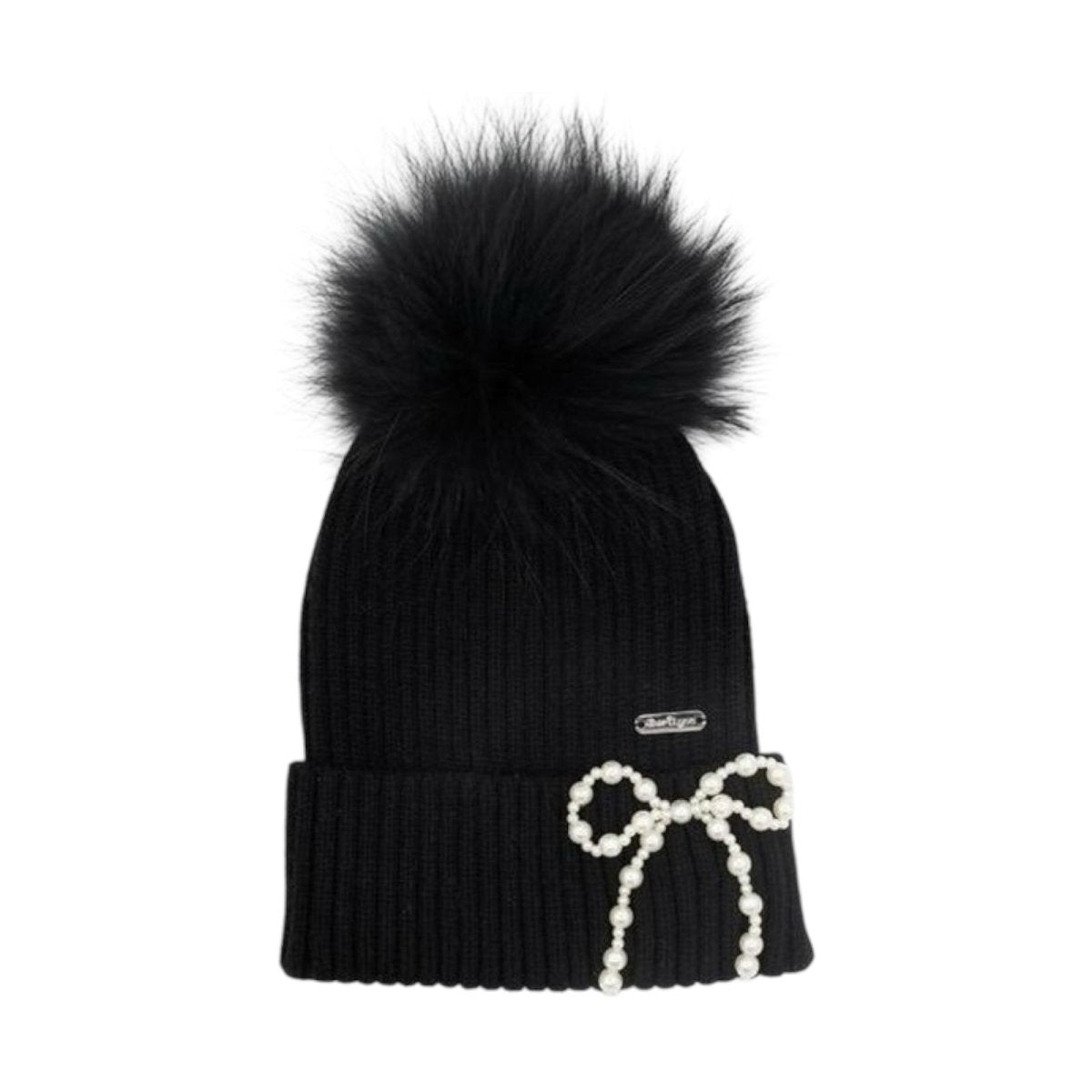 PEARL BOW BEANIE (PREORDER) - BARI LYNN