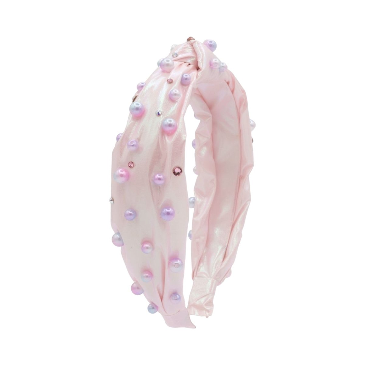 PEARL IRIDESCENT KNOT HEADBAND - BARI LYNN