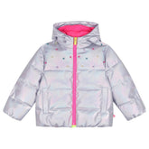 PEARL STUDDED METALLIC HOODED PUFFER - BILLIEBLUSH - JACKETS