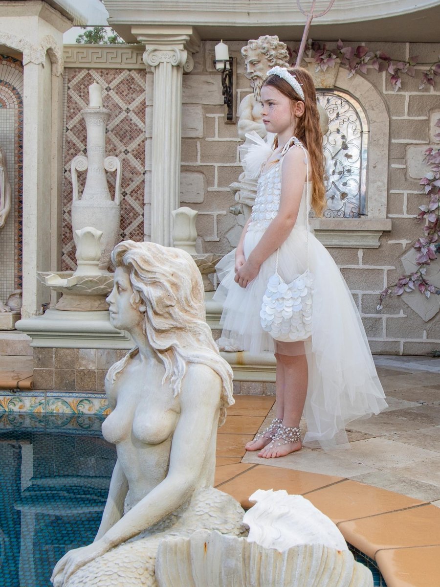 PEARLESCENT TREASURE TUTU DRESS (PREORDER) - DRESSES