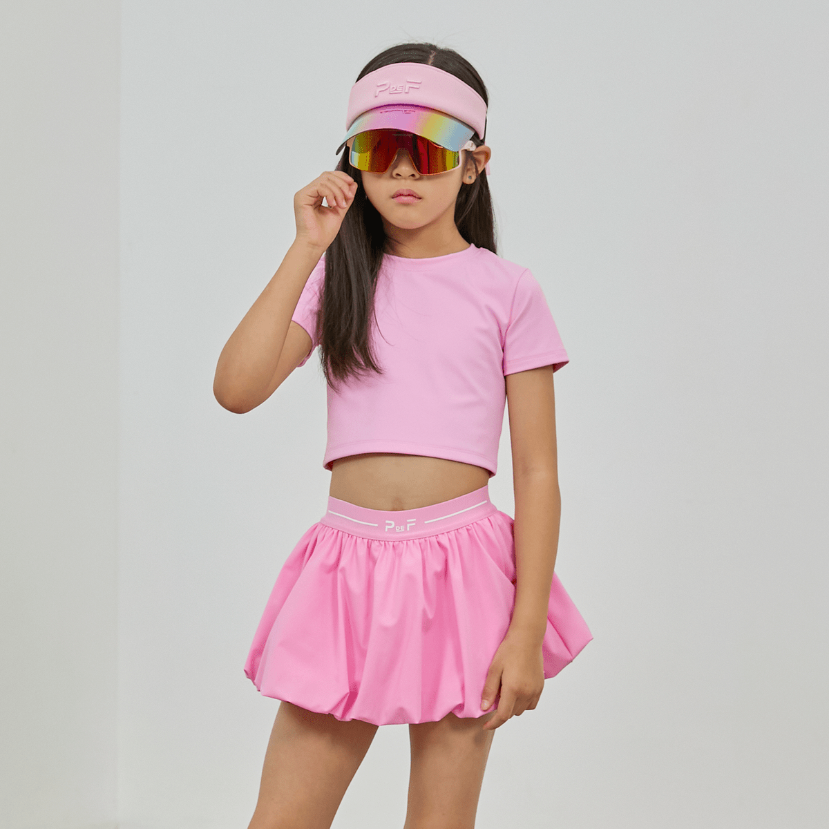 PETAL PINK AIRSOFT CROP TSHIRT - PETITE HAILEY