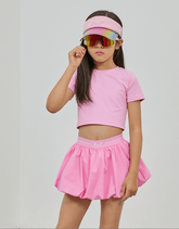 PETAL PINK BUBBLE SKIRT - PETITE HAILEY