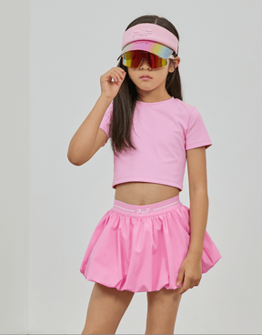 PETAL PINK BUBBLE SKIRT - PETITE HAILEY