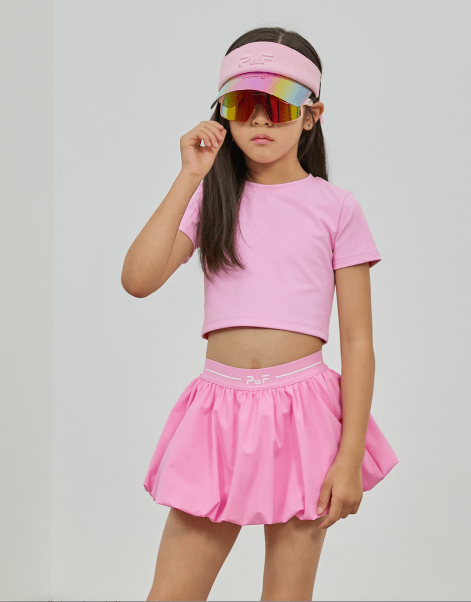 PETAL PINK BUBBLE SKIRT - PETITE HAILEY