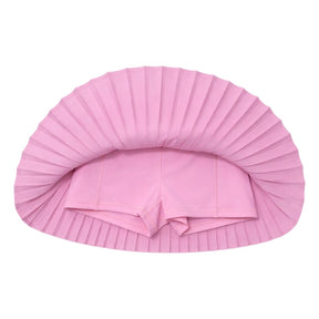 PETAL PINK PLEATED TENNIS SKIRT W/ SHORTS - PETITE HAILEY