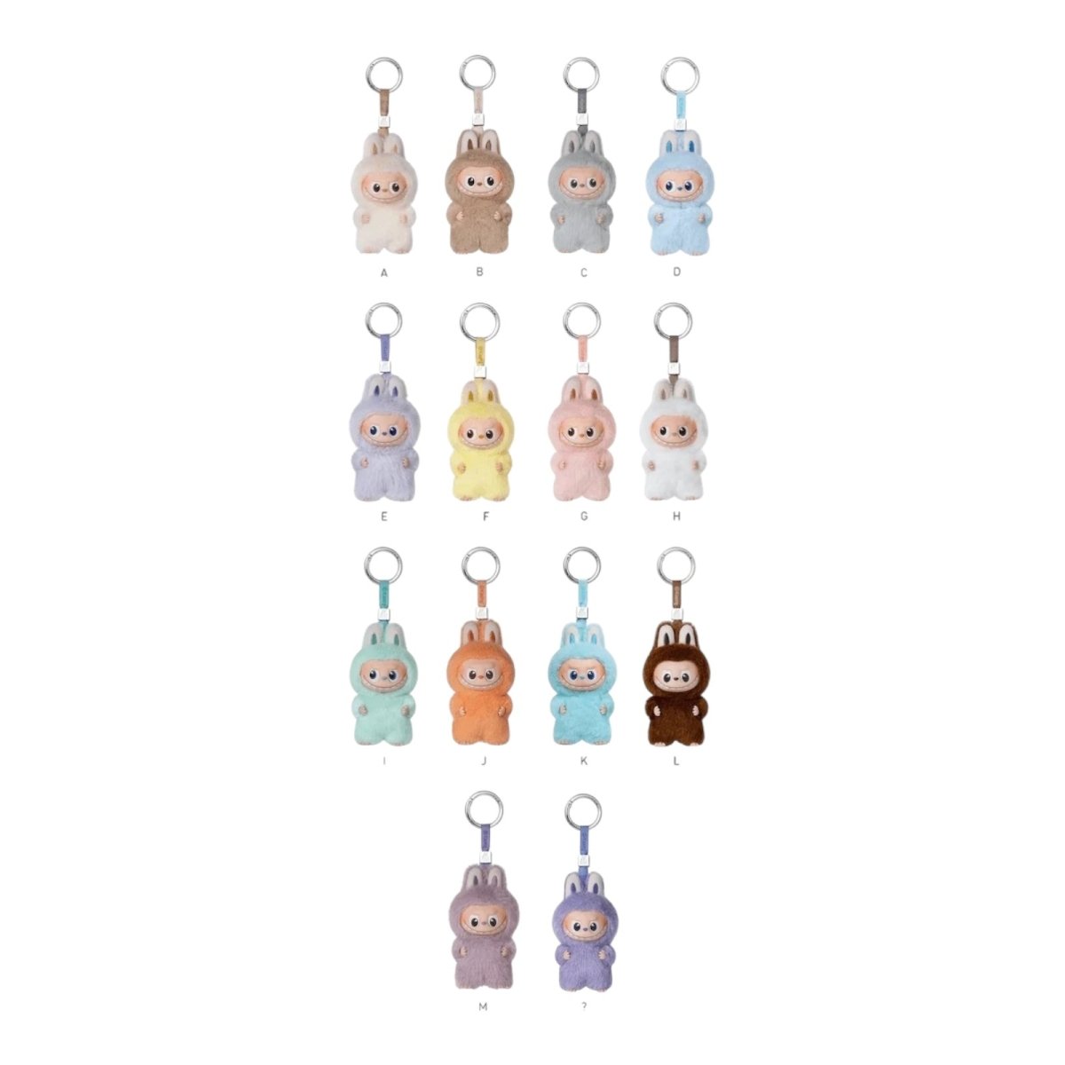 PIN FOR LOVE A-M LETTERS LABUBU BLIND SINGLE BOX - LABUBU