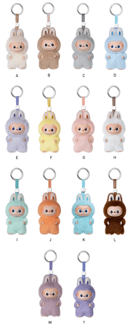 PIN FOR LOVE A - M LETTERS LABUBU BLIND SINGLE BOX (PREORDER) - POP MART