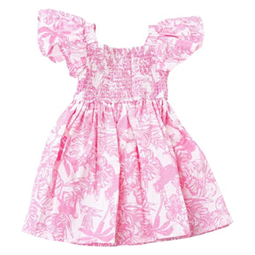 PINK PARADISE SMOCKED DRESS (PREORDER) - SHADE CRITTERS