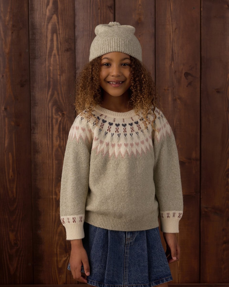 PLEATED DENIM SKIRT - RYLEE + CRU - SKIRTS