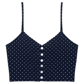 POLKA DOT CLARKE CAMI TOP - KATIE J NYC - TANK TOPS