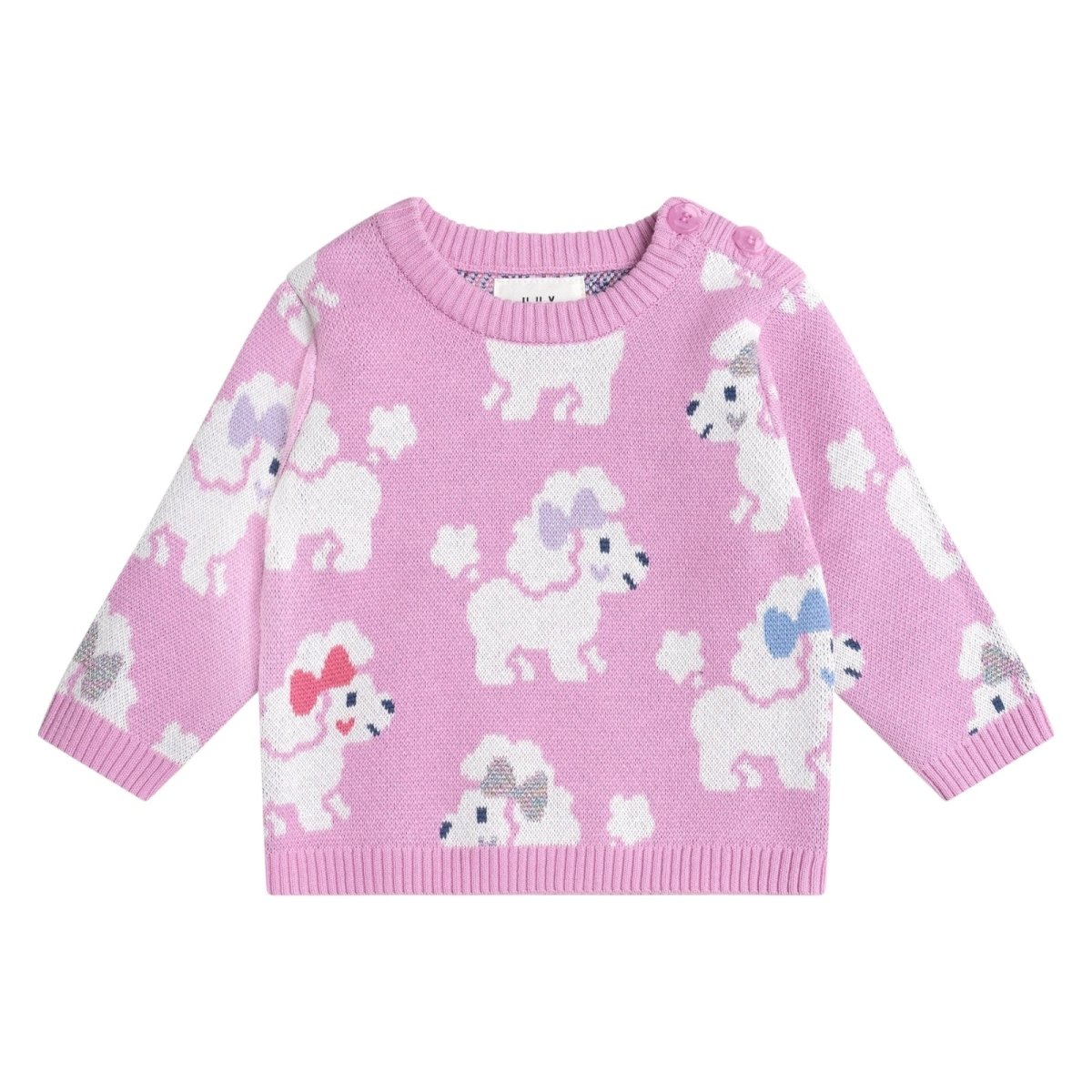POODLE KNIT SWEATER (PREORDER) - HUXBABY
