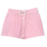 POPELINE STRIPES BOXY JR SHORTS - SHORTS