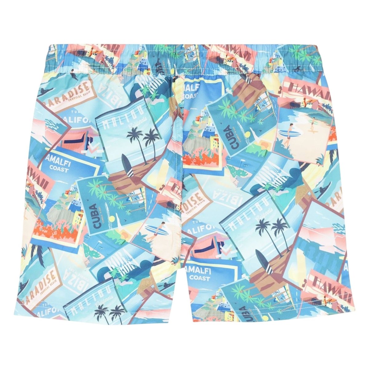 POSTCARDS FROM PARADISE SWIM TRUNK (PREORDER) - TUMBLE 'N DRY