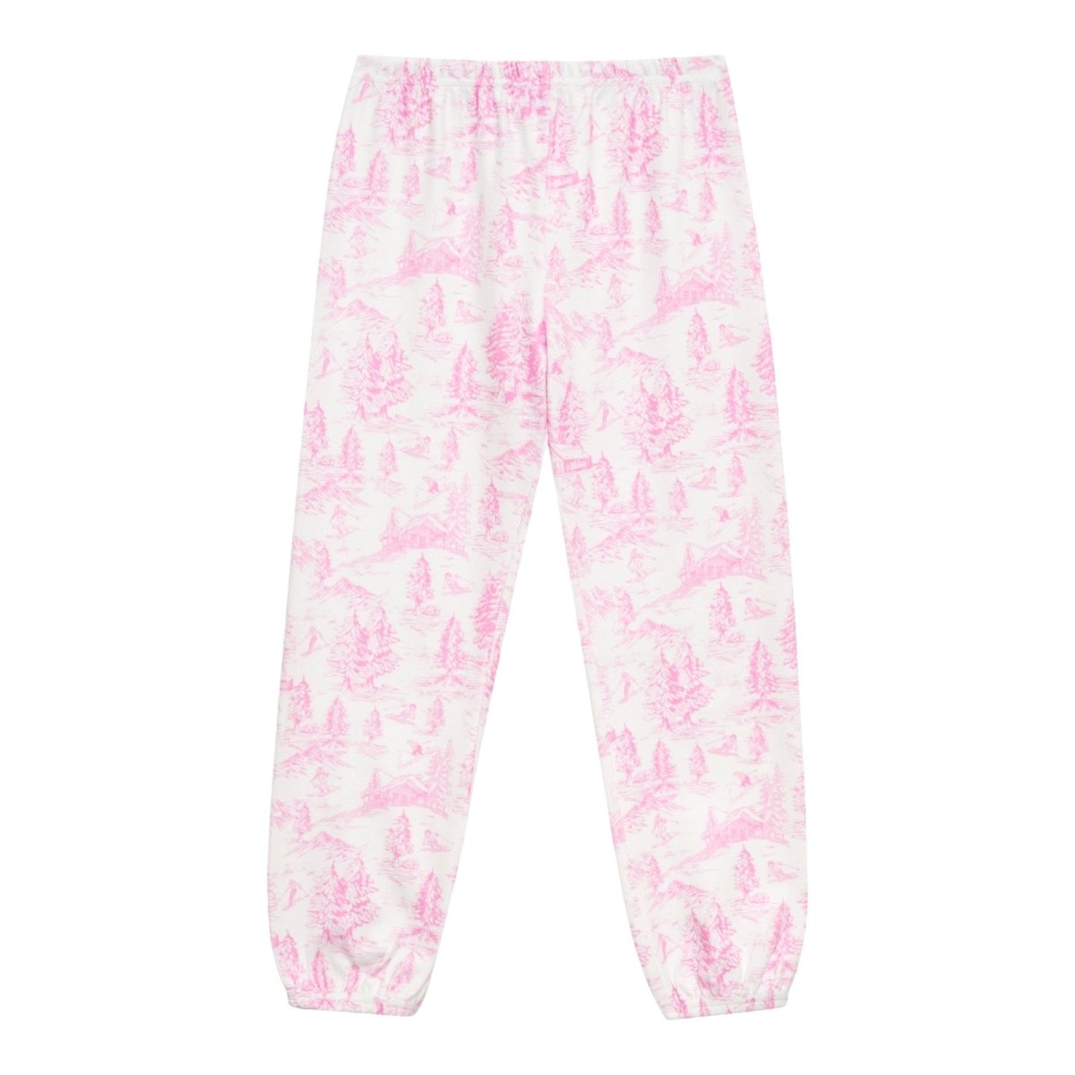 POWDER PINK TOILE SWEATPANTS - BEACH RIOT KIDS