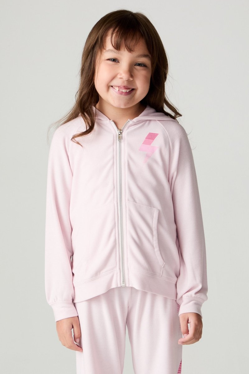 POWER BOLT ZIP UP HOODIE (PREORDER) - CHASER KIDS