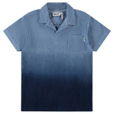 QUIET BLUE RANDEL OBBRÉ TERRY POLO TOP (PREORDER) - MOLO