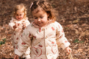 QUILTED CHERRY BLOOM JACKET - WILD WAWA - JACKETS