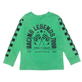 RACE CAR LEGEND CHECK LONG SLEEVE TSHIRT - LONG SLEEVE TOPS