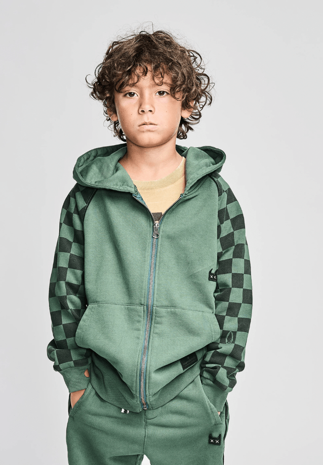 RACEALLDAY CHECK ZIP UP HOODIE (PREORDER) - HOODIES