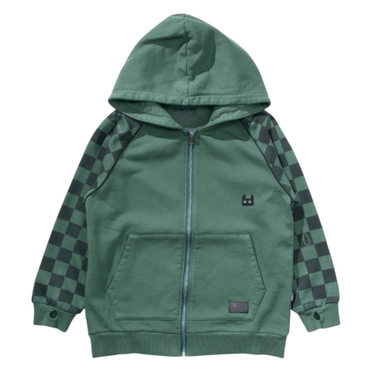 RACEALLDAY CHECK ZIP UP HOODIE (PREORDER) - HOODIES