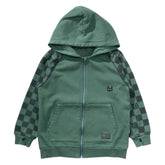 RACEALLDAY CHECK ZIP UP HOODIE (PREORDER) - HOODIES