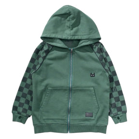 RACEALLDAY CHECK ZIP UP HOODIE (PREORDER) - HOODIES