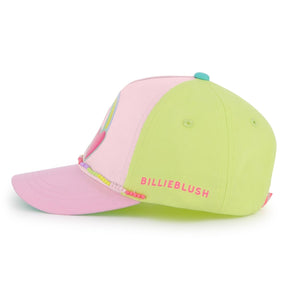 RAINBOW HEART COLORBLOCK BASEBALL HAT (PREORDER) - HATS