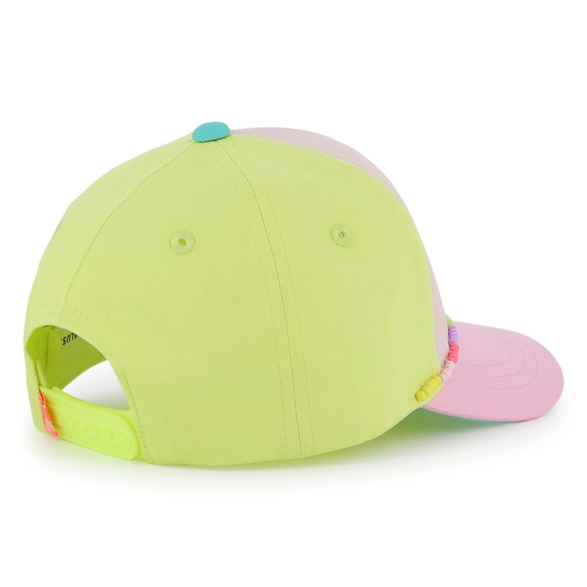 RAINBOW HEART COLORBLOCK BASEBALL HAT (PREORDER) - HATS