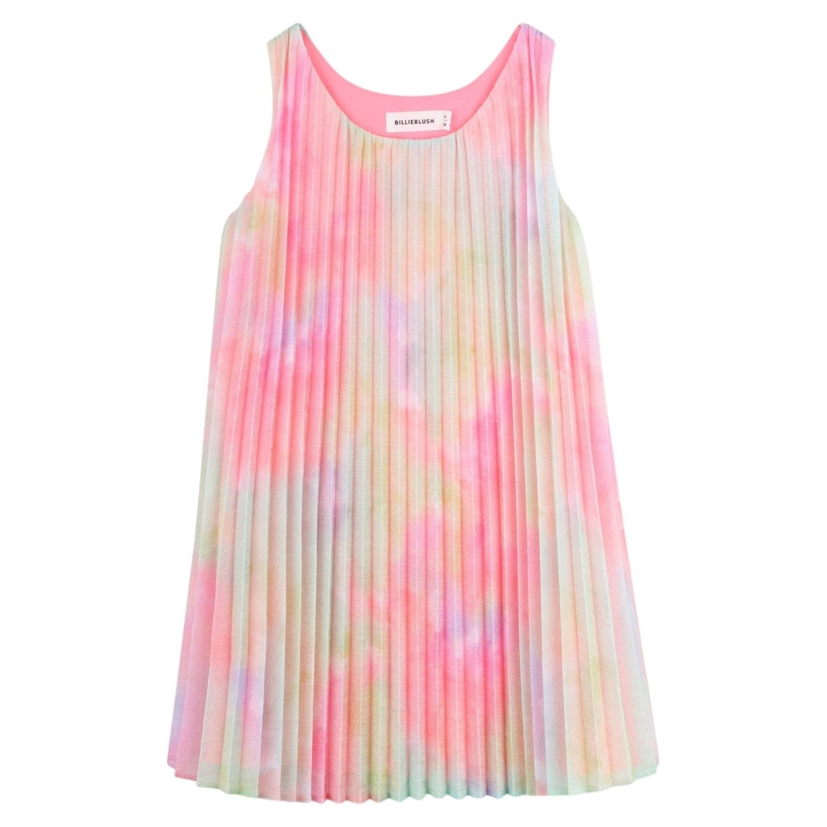 RAINBOW PLEATED DRESS - BILLIEBLUSH
