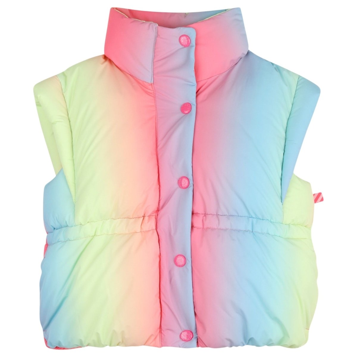 RAINBOW PUFFER VEST (PREORDER) - BILLIEBLUSH