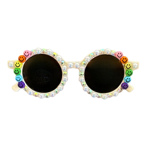 初売り Face Smiley Beaded Rainbow Sunglasses Dreamers Mini | 靴