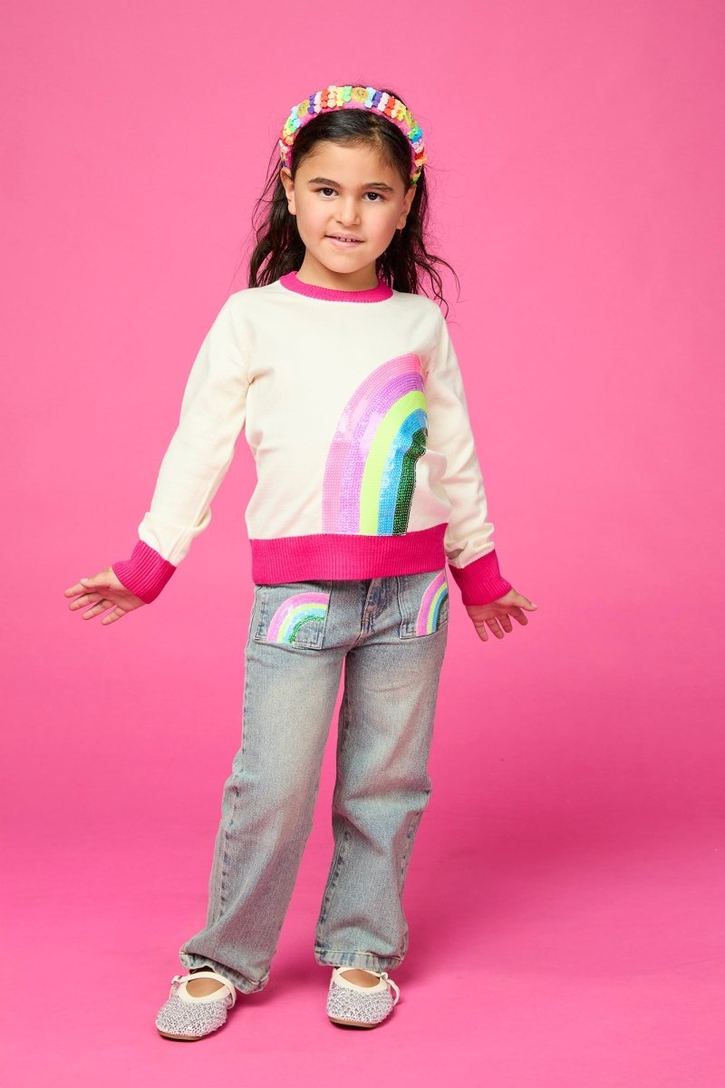 RAYA RAINBOW SWEATER - MINI DREAMERS